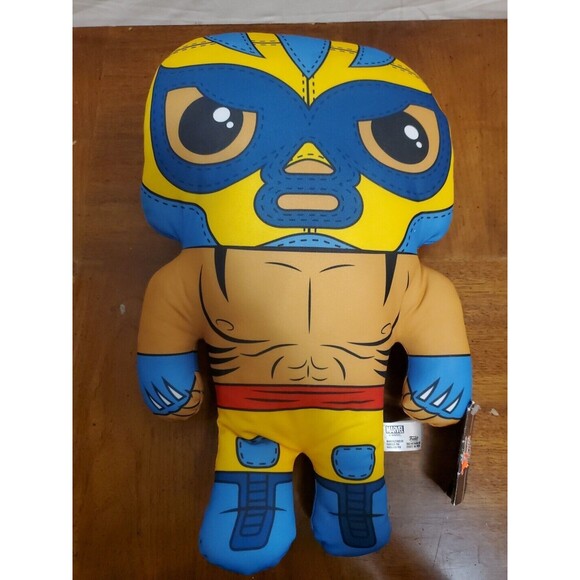 NWT Marvel Wolverine Lucha Libre 18" Funko Plushies Stuffed Doll Plush Toy - Picture 1 of 5